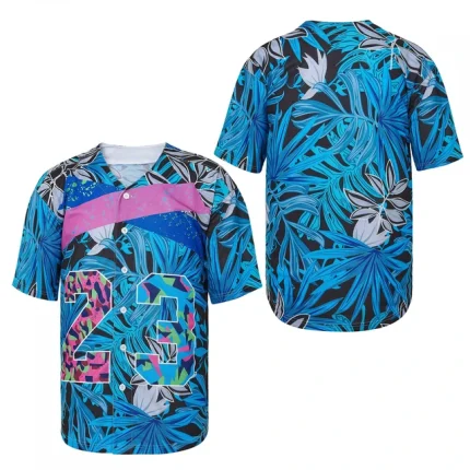 A vibrant sublimation printed baseball jersey titled "Sublime Style: The Sublimation Printed Baseball Jersey," featuring a colorful, all-over design that showcases dynamic graphics and patterns, crafted from lightweight, breathable fabric perfect for players and fans looking to stand out on the field.