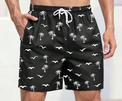 "A stylish display of various summer shorts in vibrant colors and patterns, showcasing their comfortable fit and trendy designs, perfect for warm weather and casual outings."